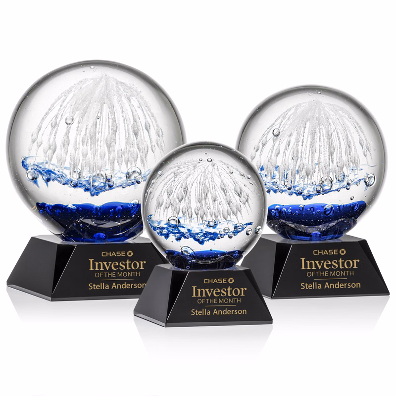 Starburst Award on Sheffield Base - Black