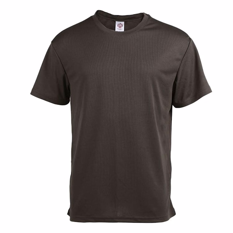 Micro Mesh Active Short Sleeve T-Shirts - Dark Gray 2XL