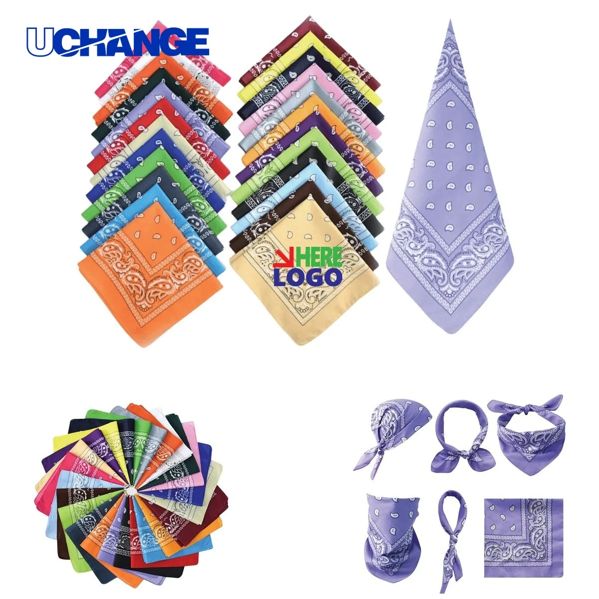 Custom Square Bandanas 1