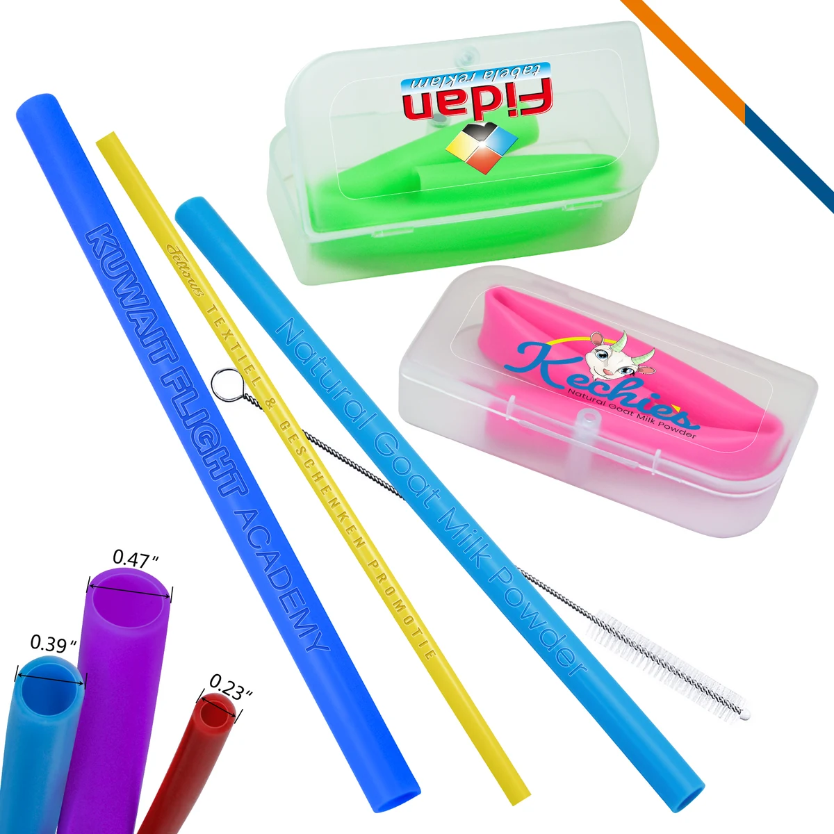 Liberty Silicone Straw Large 1