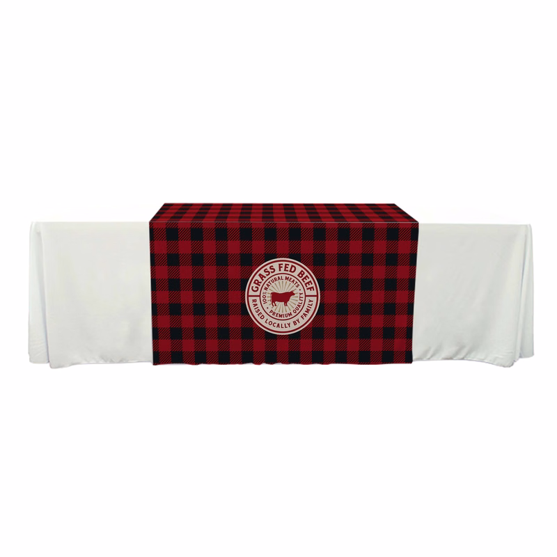 58" x 63" PolyPoplin Table Runner (Dye Sub Full Cloth)