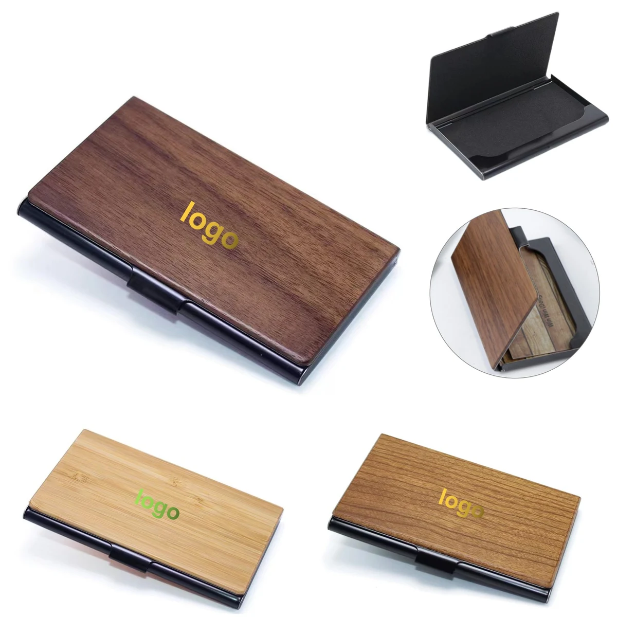 Wood Business Card Case 1