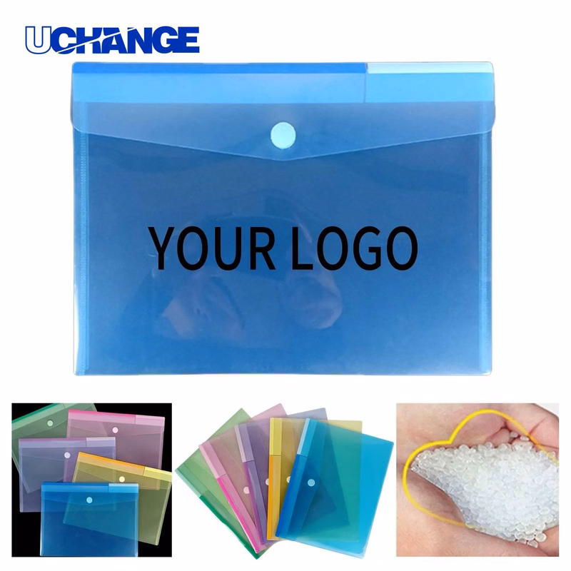 PP Folder Document Bag Hook and Loop