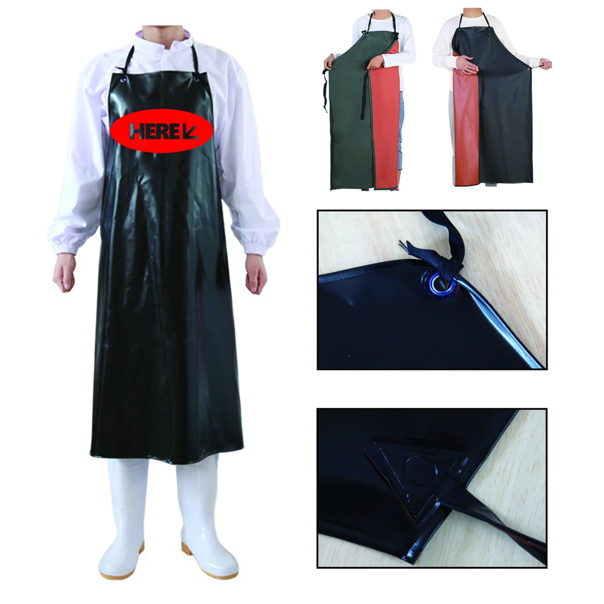 Full Color Professional PVC Double-Layer Apron 1