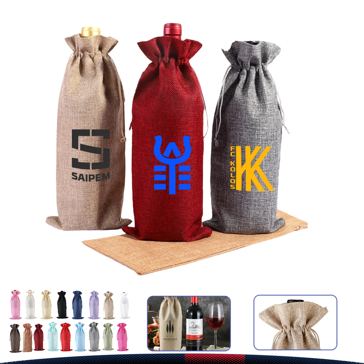 Burlet Wine Bottle Bag 1