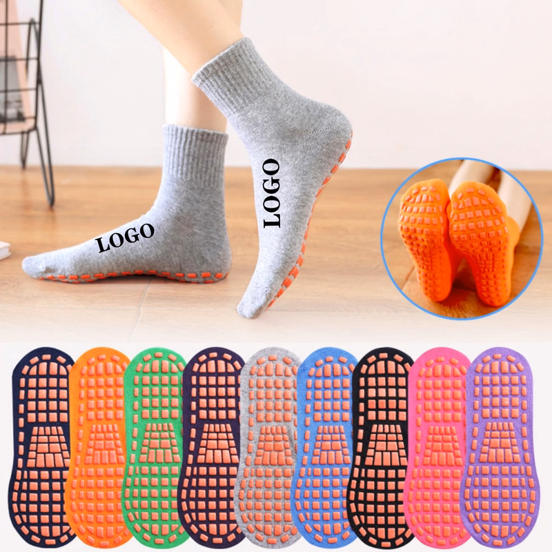 Adult Mid-Tube Non-Slip Floor Socks