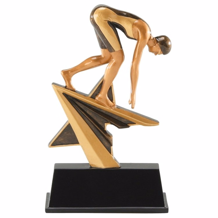 Swimming-Female Star Power Resin Figure