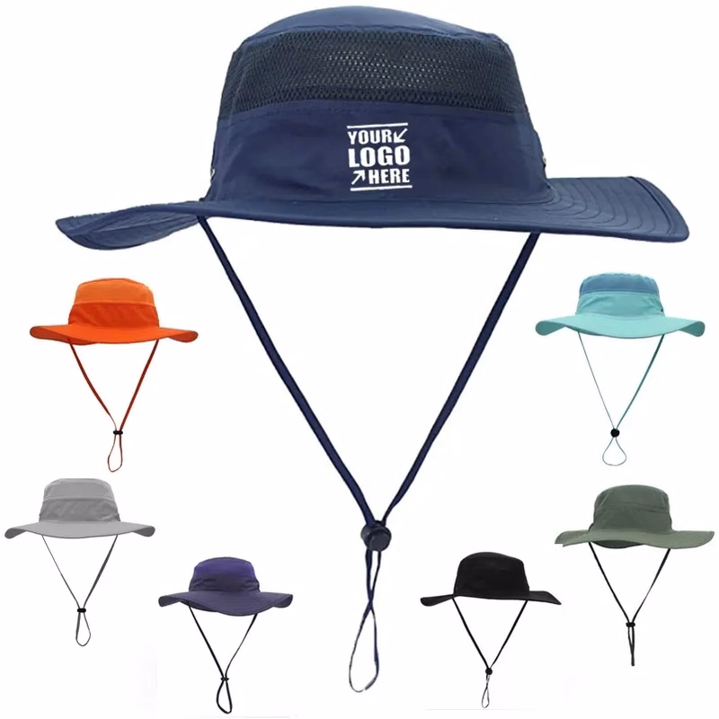 Wide Brim UV Sun Protection Fishing Hiking Bucket Hat