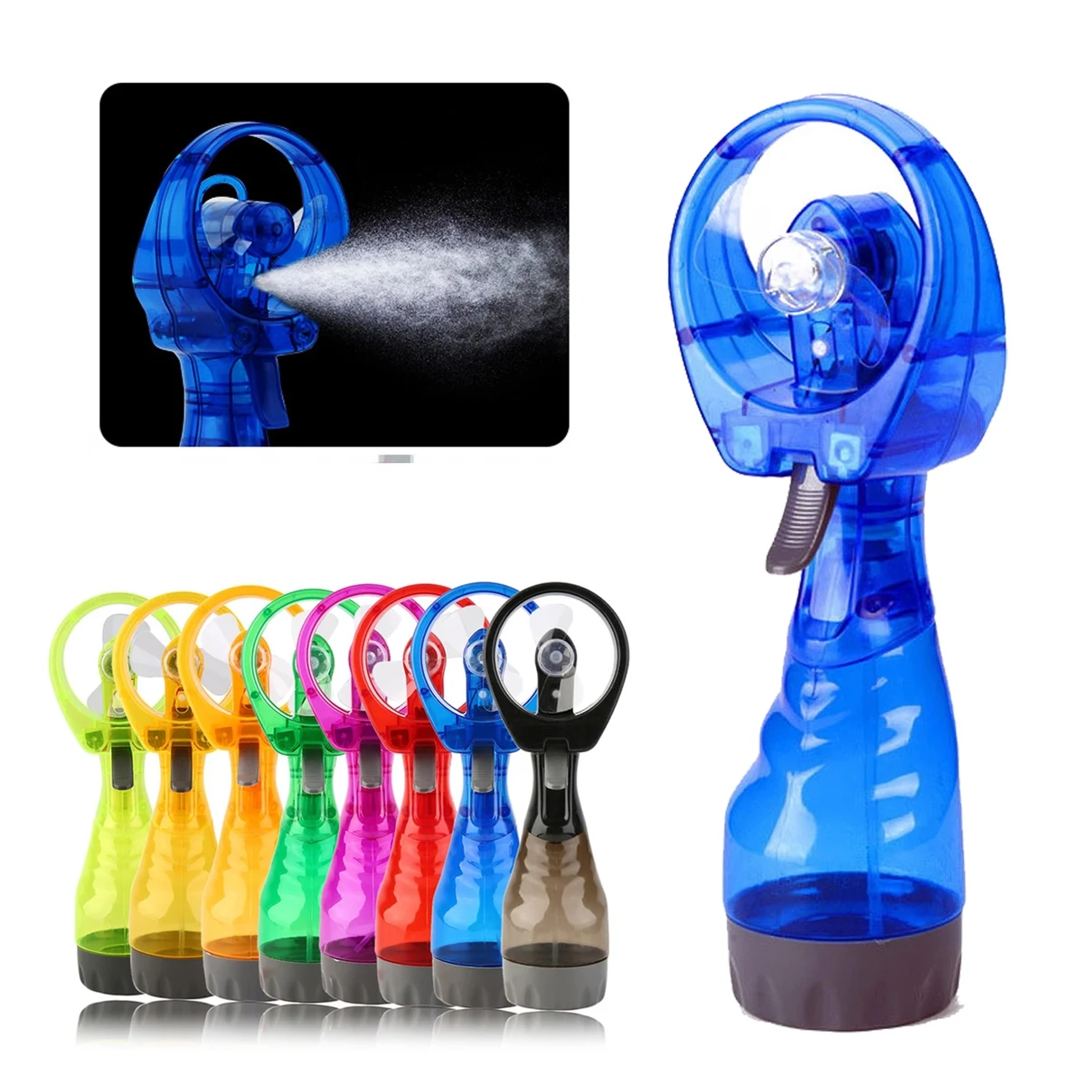 Handheld Battery Powered Water Misting Fan 1
