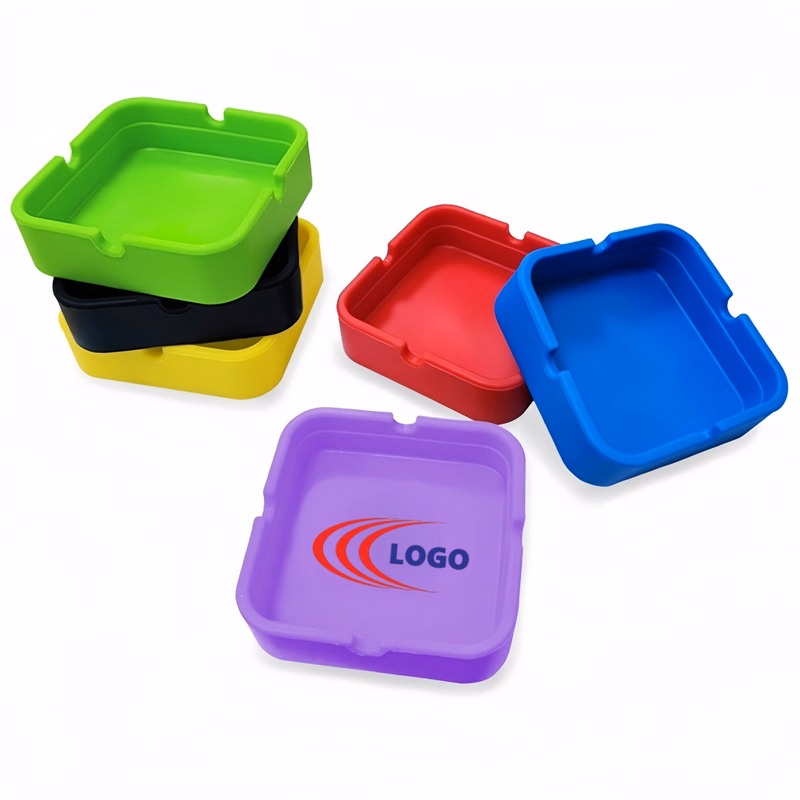 MOQ 50 PCS Round Silicone Ashtray