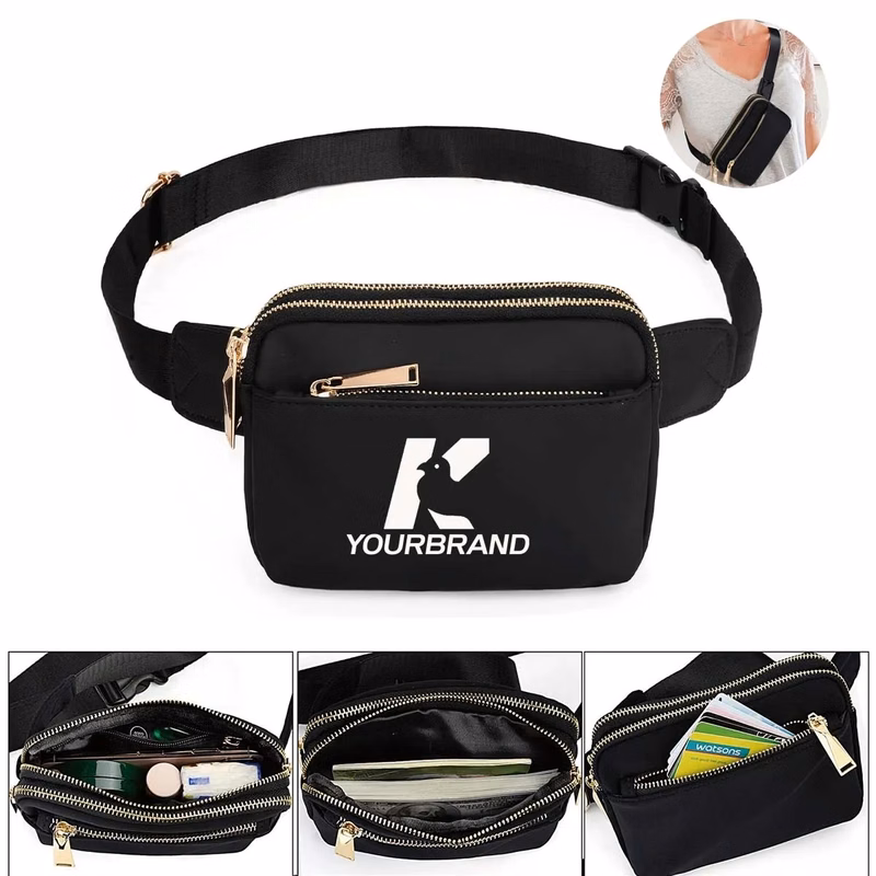 Stock High Quality Durable Fashion Unisex Crossbody Belt Bag