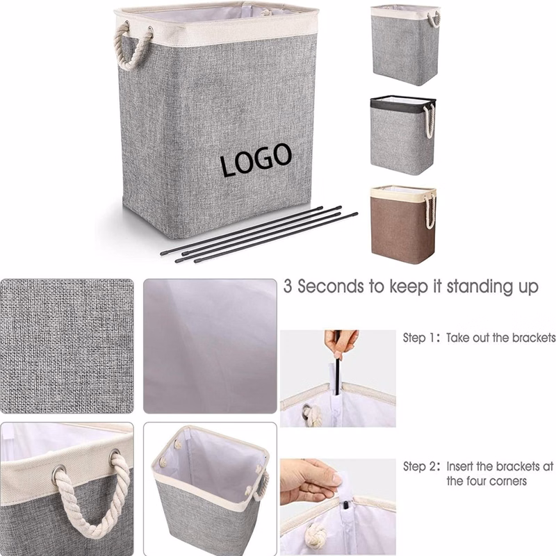 65L Laundry Basket with Handles