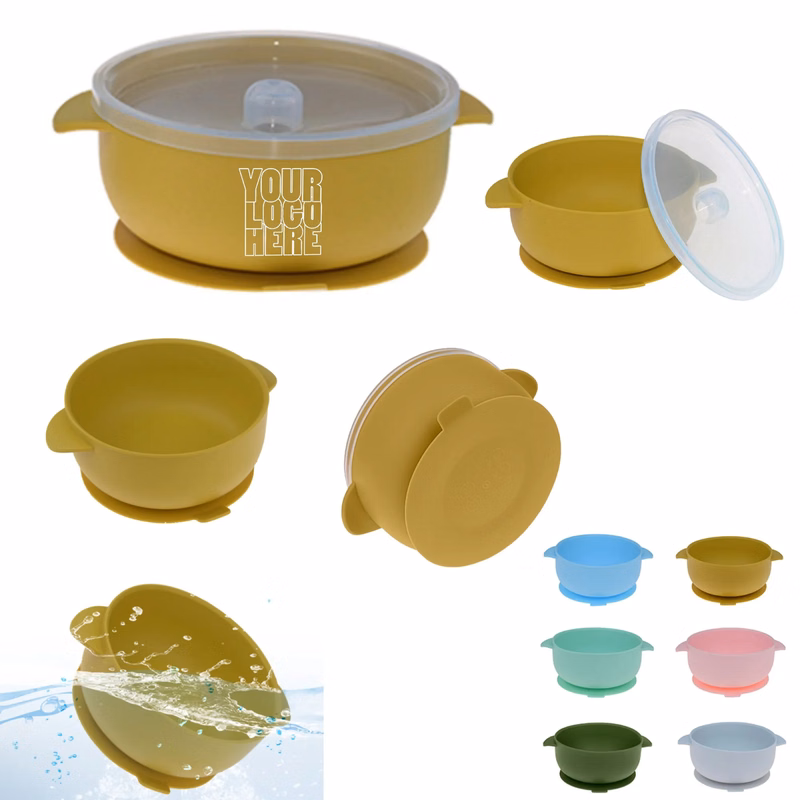 Silicone Baby Bowls With Super Suction