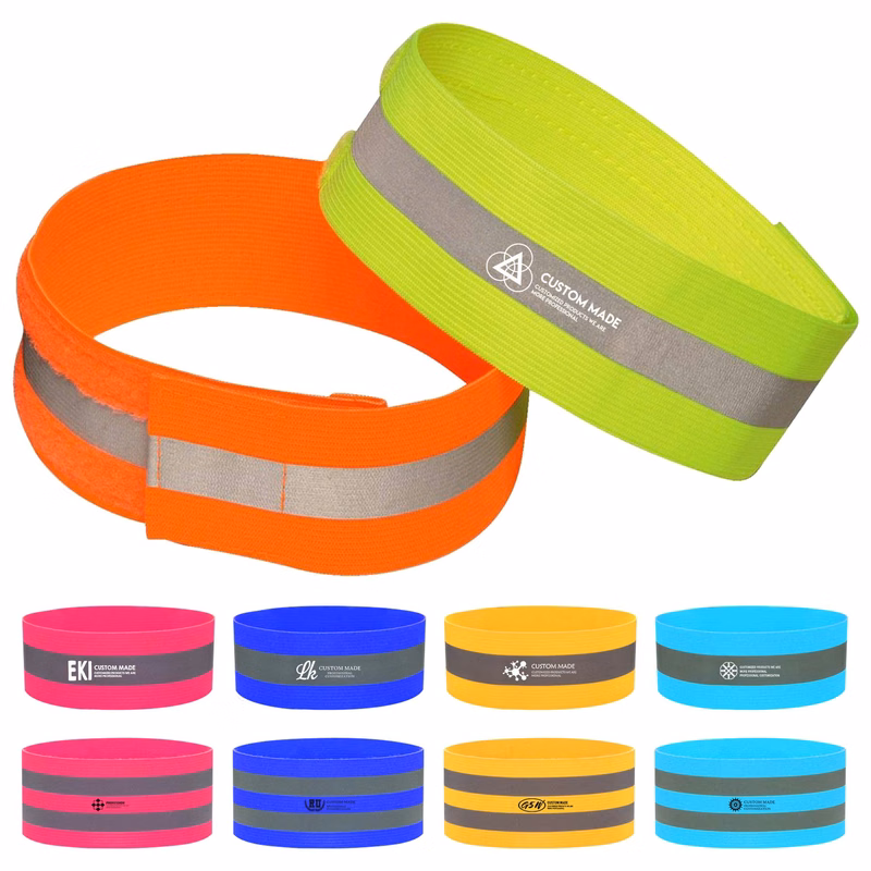 Adjustable Reflective Arm Bands for Runners