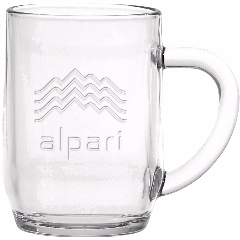 10 oz. Haworth Glass Coffee - Deep Etched