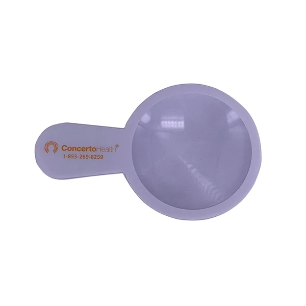 Custom PVC Handheld Magnifier with Bookmark Profile — 3x Reading Magnifier 1