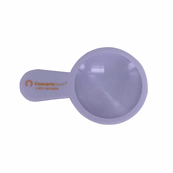 Custom PVC Handheld Magnifier with Bookmark Profile — 3x Reading Magnifier
