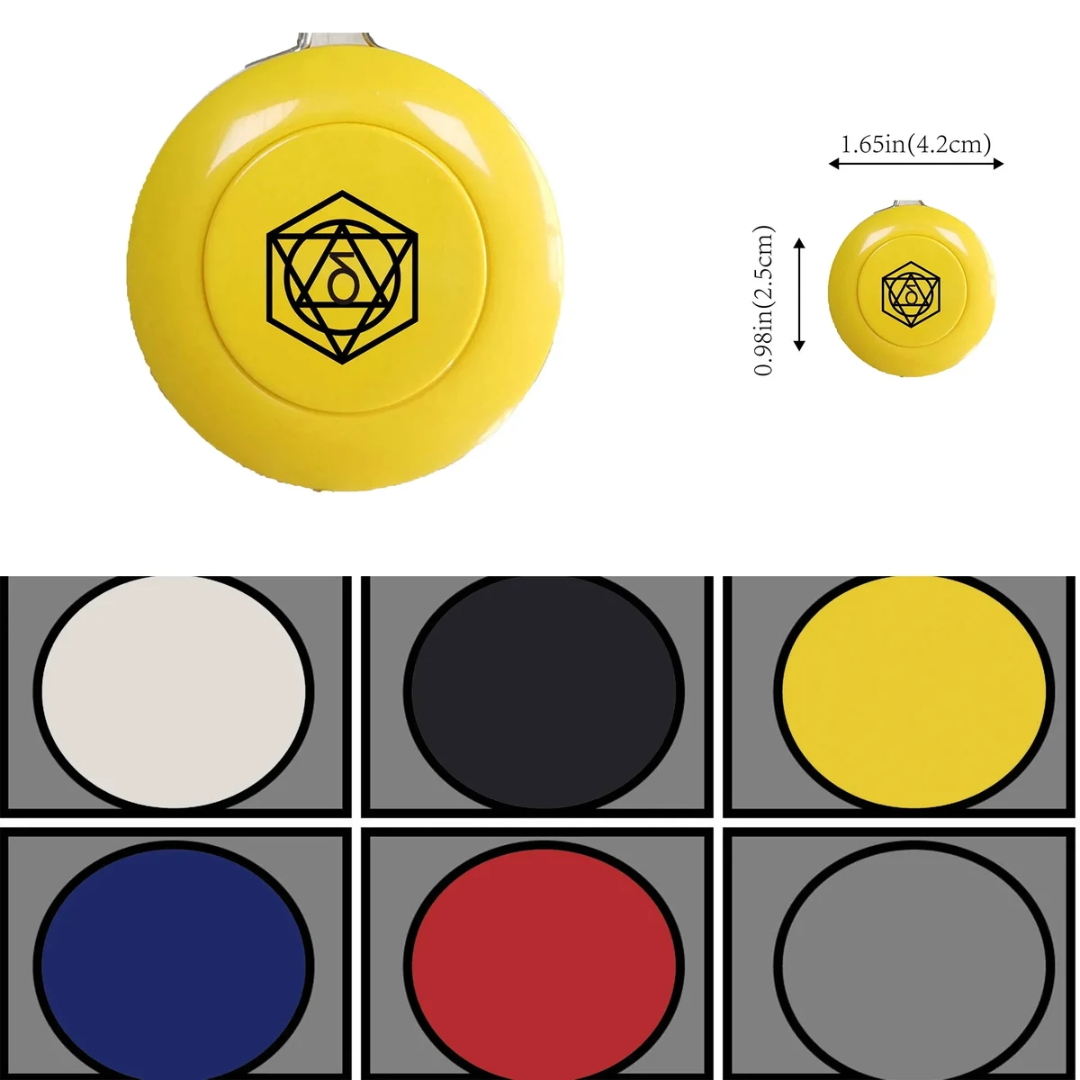 Small Keychain Automatic Retractable Tape Measure 1