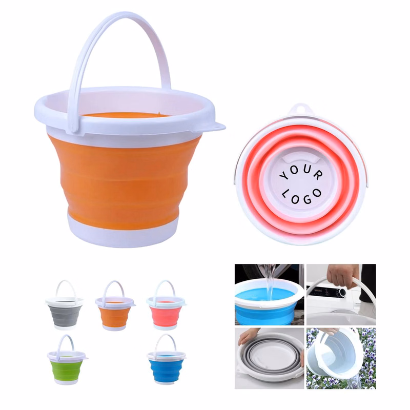 Collapsible 3L Silicone Bucket Portable and Durable