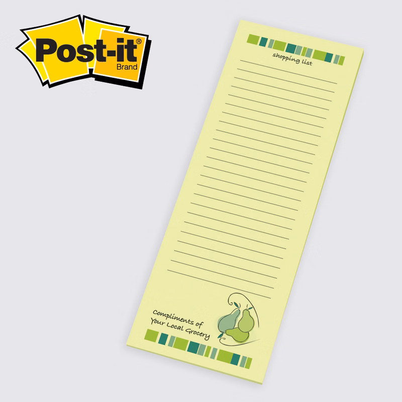Post-it® Custom Printed Notes - 3 x 8
