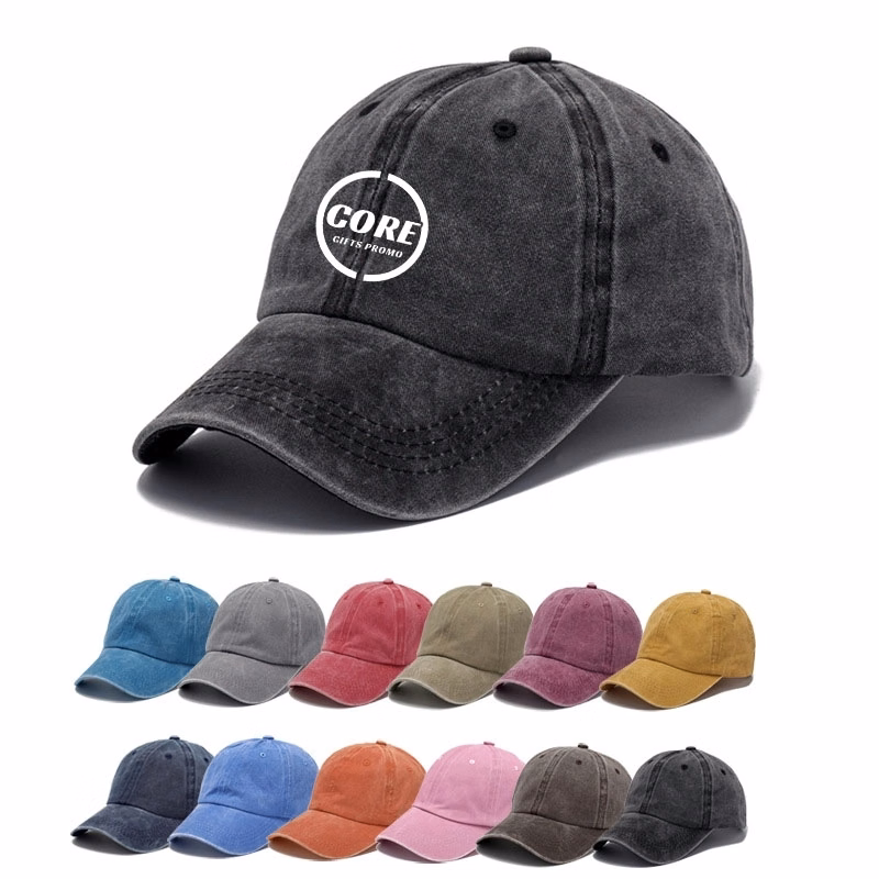 Washed Plain Baseball Cap