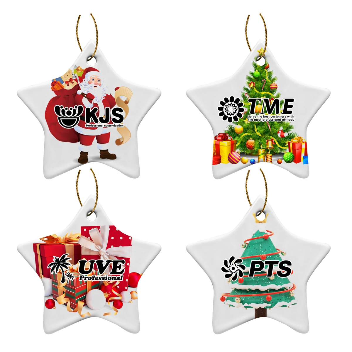 Star Ceramic Ornaments 1