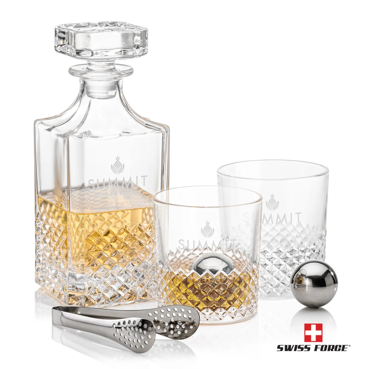 Tacoma Decanter Set & Ice Balls 1