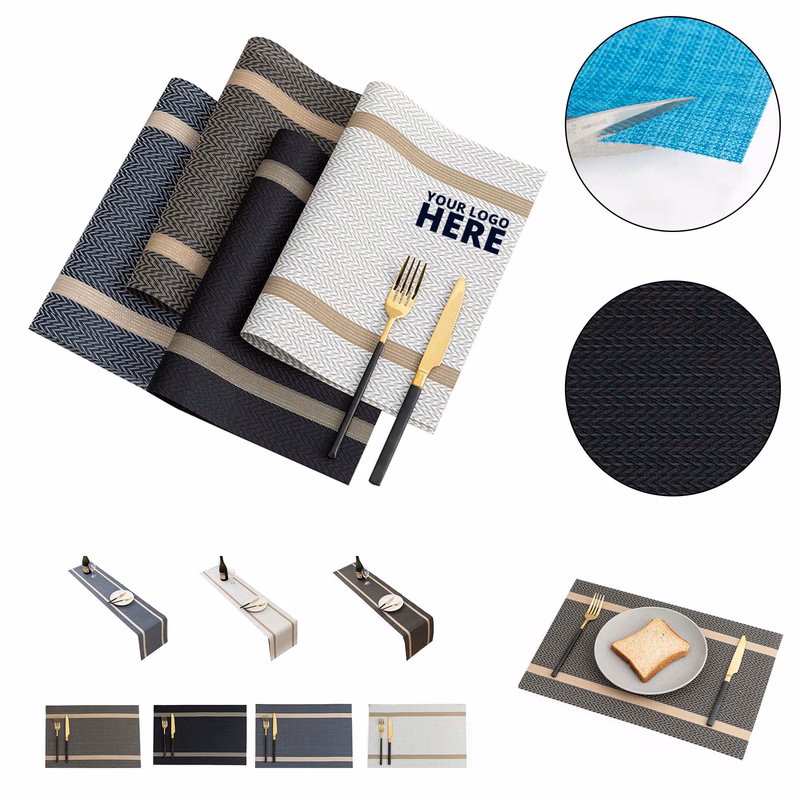 Durable PVC Washable Place Mat For Dining