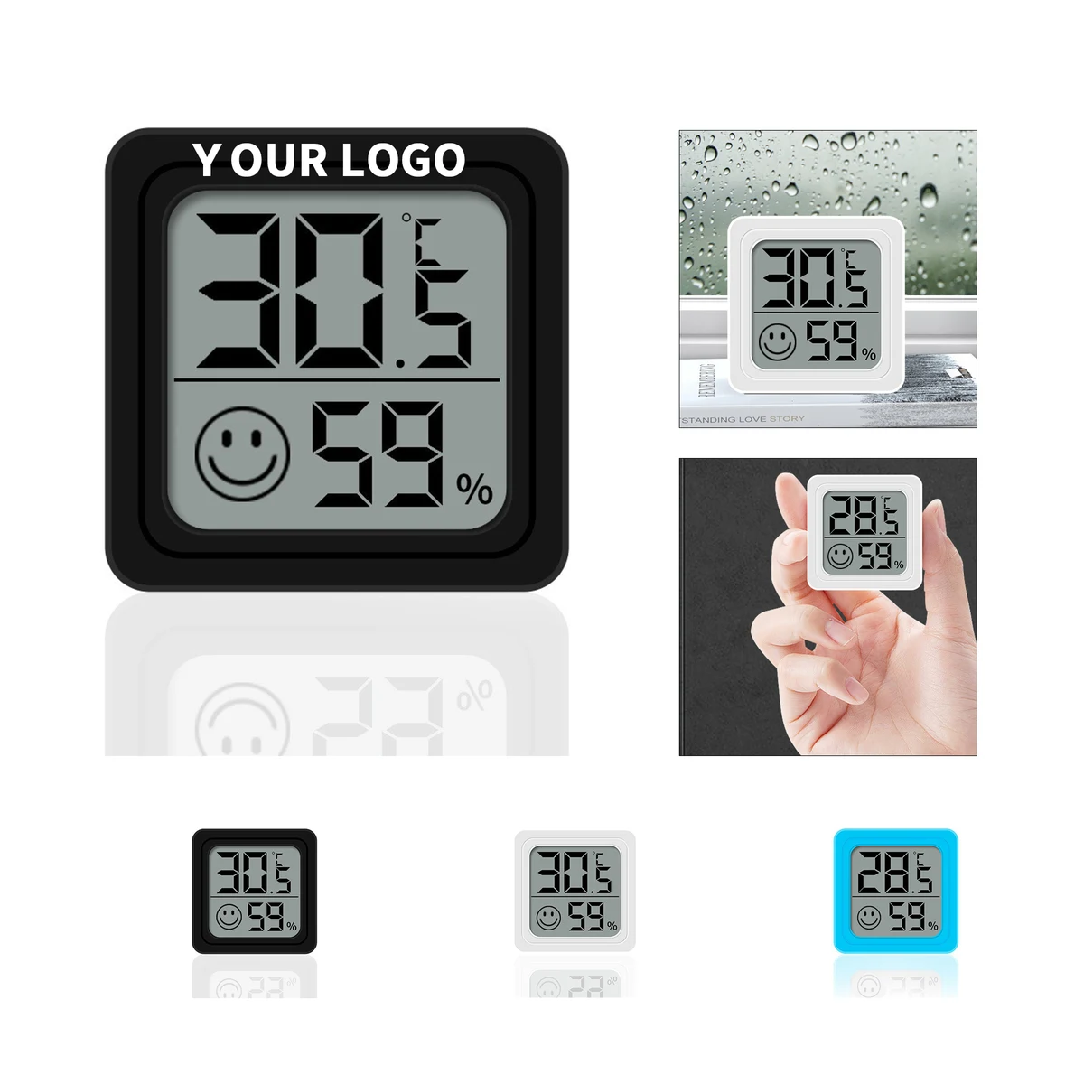 Indoor Digital Display Hygrometer Thermometer 1