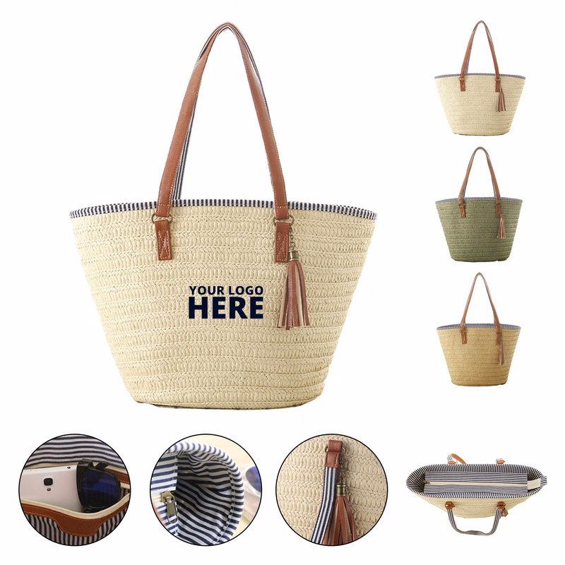 Stylish Straw Beach Bag