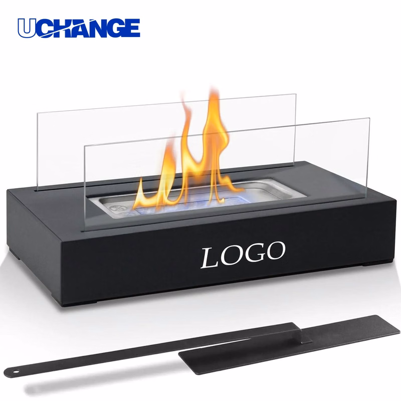 Elegant Flame Alcohol Fireplace Stove Portable Heater for Patios & Outdoor Dining