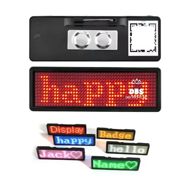 Wireless Bluetooth Led Name Badge 1