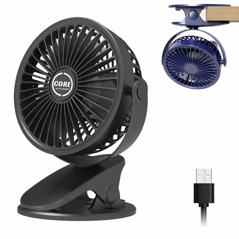 Usb Powered Small Clip On Fan With Sturdy Clamp