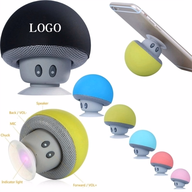 Mini Bluetooth Sucker Speaker Phone Stand