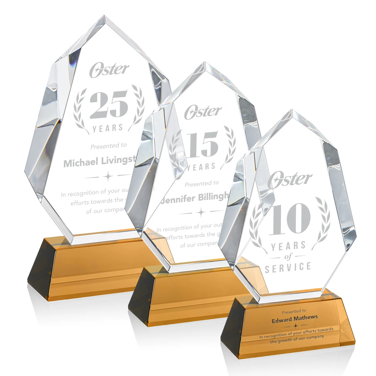 Norwood Award on Newhaven Base - Amber 1