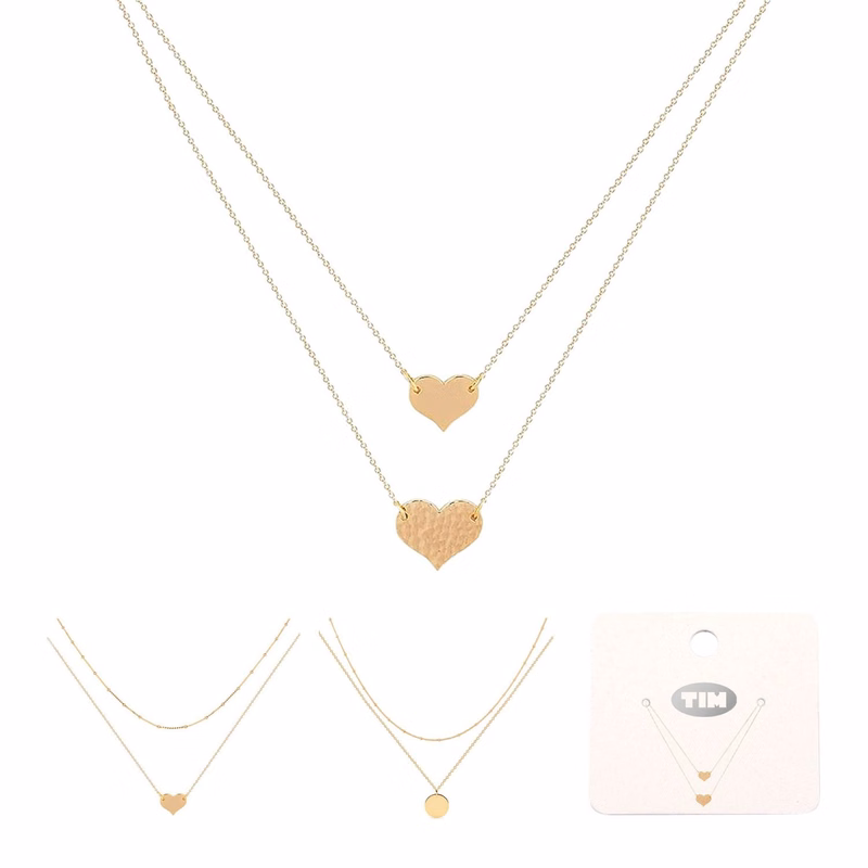 18K Gold Plated Heart Necklace
