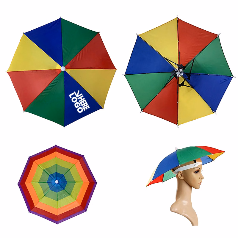 20.5 Diameter Adjustable Sun-rain Umbrella Hat
