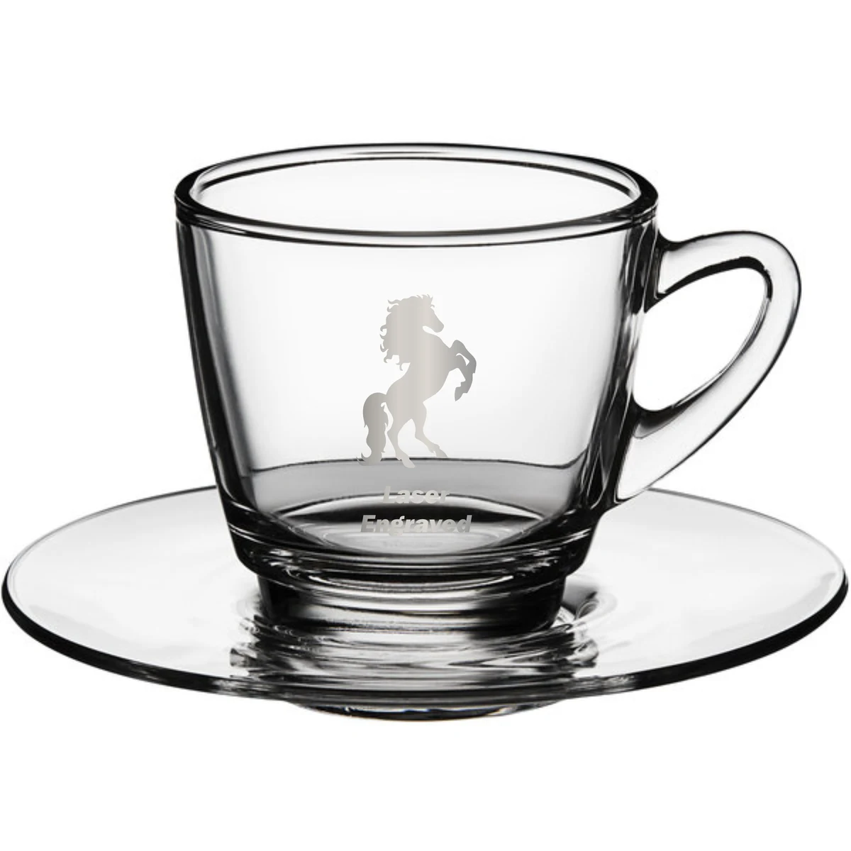 Acopa 8.5 oz Coffee Cup and Saucer Set 1