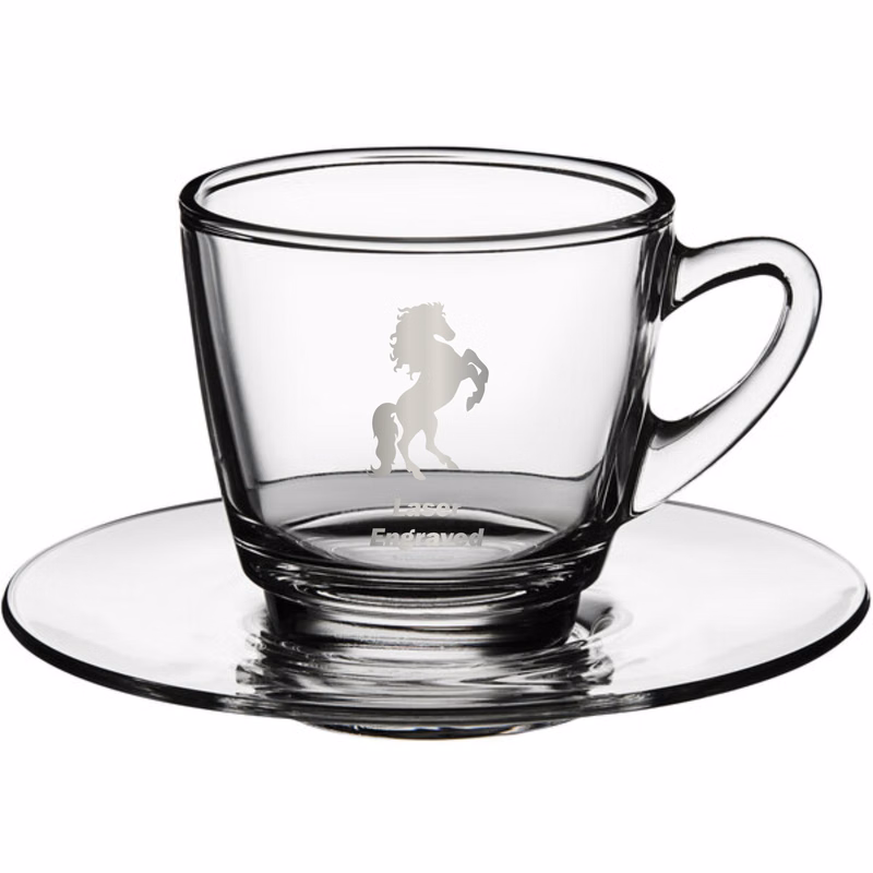 Acopa 8.5 oz Coffee Cup and Saucer Set