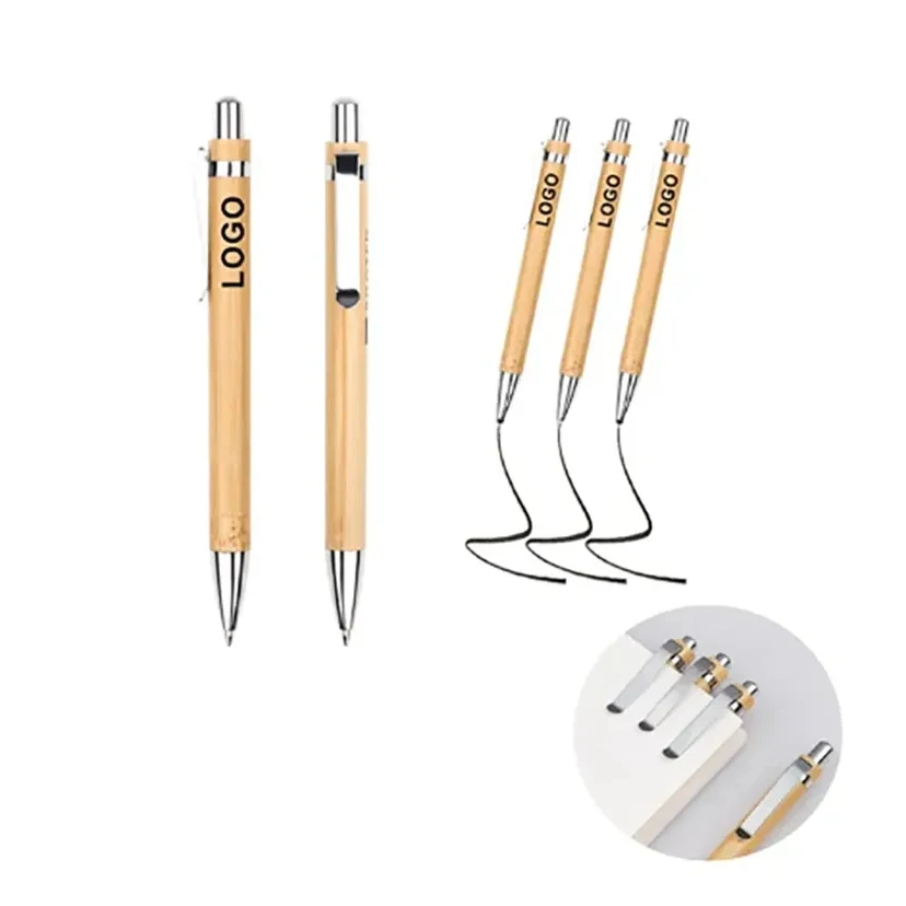 Environmentally Friendly Bamboo Retro Ballpoint Pen 1
