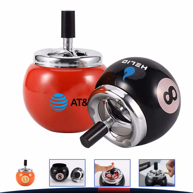 Billiard Shaped Ashtray