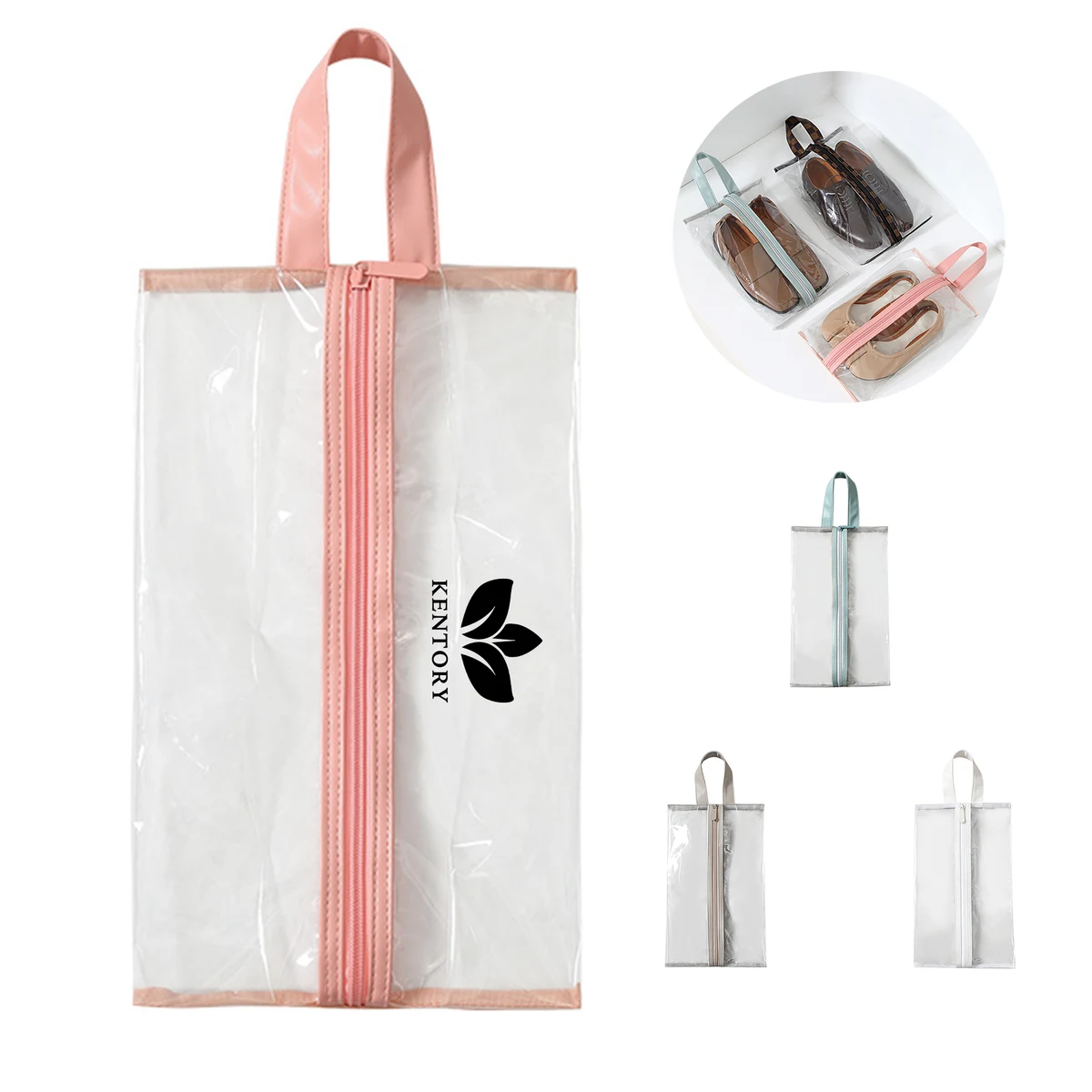 Travel Shoe Bags With Zipper 1