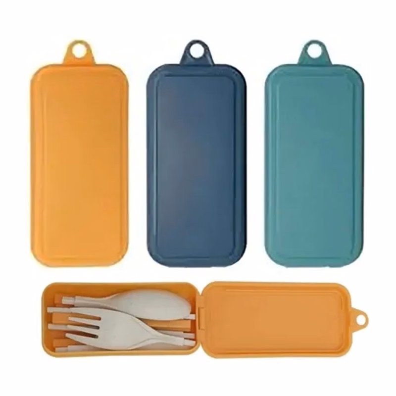 Wheat straw cutlery knife fork spoon set