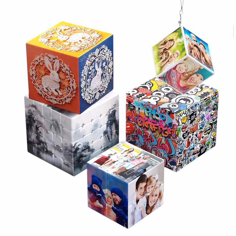 Custom 3x3 Cube Puzzle Toy