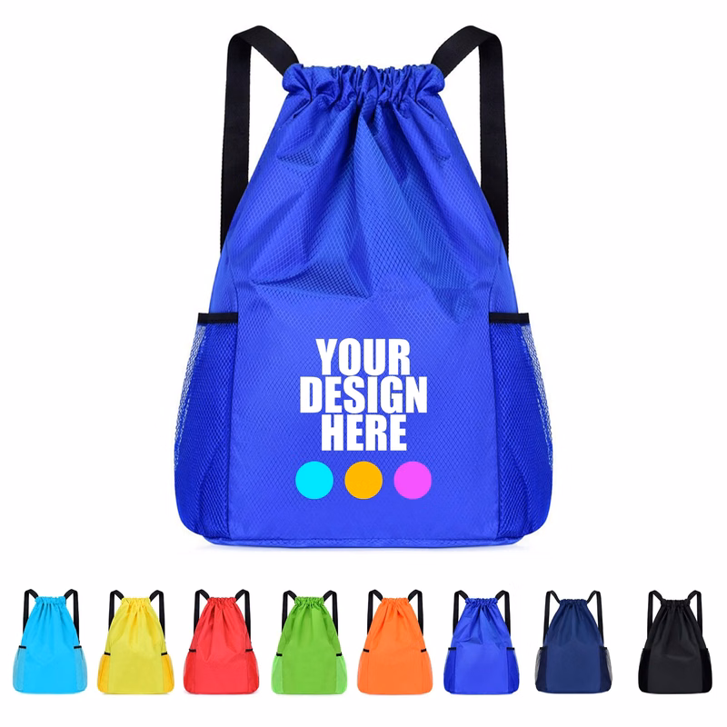 Oxford Cloth Sports Drawstring Backpack