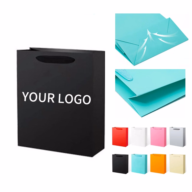 White Card Paper Bag 5.52inch