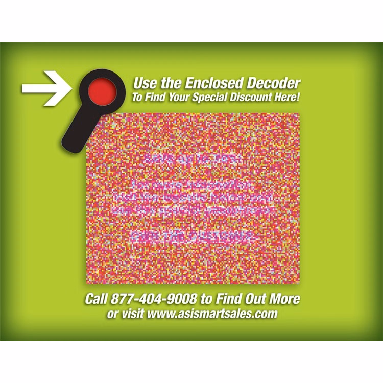 Decoder - Secret Reveal Decoder Message Artwork