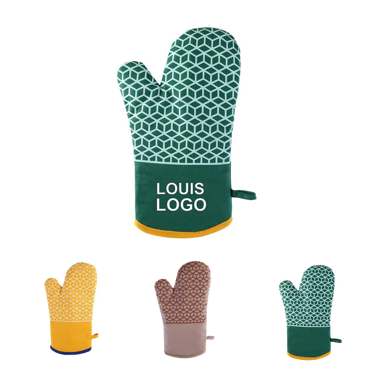 Silicone Oven Mitts Insulation Gloves Pot Holder 1
