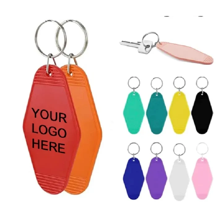 Plastic Travel Luggage Tag/Hotel Keychain With LOGO 1