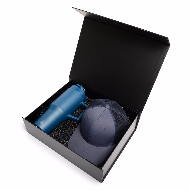 Elemental® Drinkware Giftset 32oz Commuter & CoffeeThread™ Grind Trucker Hat